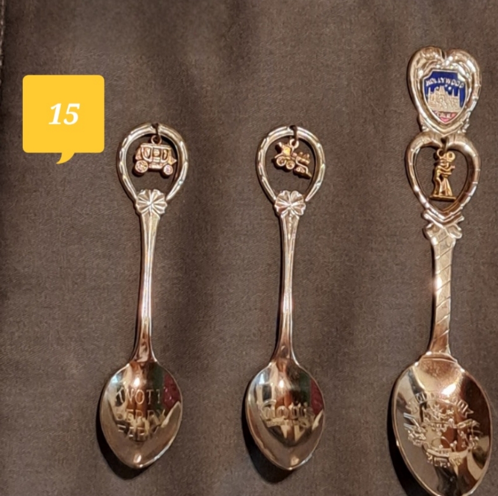 3 Souvenir Spoons